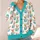 Chihuahua Teacup Hearts for Cozy Tea Lovers, Dog Moms, and Everyday Layering Style All-over Print Knitted Cardigan - 4