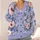 Pastel Lavender Floral Blooms for Spring Layering and Everyday Casual Style for Women All-over Print Knitted Cardigan - 4