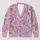 Lavender Rose And Leaf Botanical Motif For Everyday Layering, Feminine Gifts For Women All-over Print Knitted Cardigan - 1