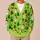 Santa Faces, Gifts And Holiday Trees For Cozy Christmas Gatherings, Women's Festive Style All-over Print Knitted Cardigan - 6