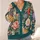 Vintage Floral Patchwork Blooms for Layered Spring Outfits and Everyday Women's Style All-over Print Knitted Cardigan - 4