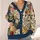 Vintage Floral Patchwork Blooms for Everyday Layering, Spring Outings and Gift Giving All-over Print Knitted Cardigan - 4