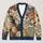 Vintage Floral Patchwork Blooms for Everyday Layering, Spring Outings and Gift Giving All-over Print Knitted Cardigan - 1
