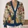 Vintage Floral Patchwork Blooms for Everyday Layering, Spring Outings and Gift Giving All-over Print Knitted Cardigan - 2