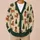 Dachshund Christmas Trees for Cozy Holiday Gatherings and Relaxed Winter Style at Home All-over Print Knitted Cardigan - 6