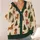 Dachshund Christmas Trees for Cozy Holiday Gatherings and Relaxed Winter Style at Home All-over Print Knitted Cardigan - 4
