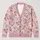 Blush Pink Floral Botanical Blooms for Everyday Elegance and Relaxed Resort Style Women All-over Print Knitted Cardigan - 1