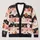 Pink Ghost Pumpkin Halloween Leaves for Cozy Autumn Layering and Party Style Outfits All-over Print Knitted Cardigan - 1