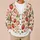 Strawberry Floral Charm for Sweet Spring Layering, Garden Days, and Casual Style Outings All-over Print Knitted Cardigan - 6