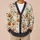 Halloween Ghost Pumpkin Bat Florals For Cozy Autumn Layering Women's Seasonal Style All-over Print Knitted Cardigan - 6