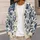 Navy Rose Botanical Elegance for Cozy Autumn Layering, Women’s Vintage Floral Style All-over Print Knitted Cardigan - 5