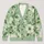 Mint Green White Floral Garden Style For Everyday Layering And Spring Outings For Women All-over Print Knitted Cardigan - 1