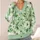 Mint Green White Floral Garden Style For Everyday Layering And Spring Outings For Women All-over Print Knitted Cardigan - 4