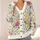 Watercolor Wildflower Garden Blooms for Fresh Spring Everyday Layering and Gifting Women All-over Print Knitted Cardigan - 4