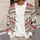 Reindeer Snowflakes And Evergreen Trees For Festive Winter Layering For Men Outdoors All-over Print Knitted Cardigan - 5