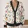 Multicolor Holiday Light Strings and Snowflake Motifs for Cozy Winter Parties and Nights All-over Print Knitted Cardigan - 2