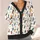 Multicolor Holiday Light Strings and Snowflake Motifs for Cozy Winter Parties and Nights All-over Print Knitted Cardigan - 4
