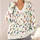 Colorful Holiday Light Loops for Cozy Winter Layering, Youthful Women's Everyday Style All-over Print Knitted Cardigan - 4
