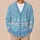 Pastel Nordic Geometric Motifs for Casual Layering and Everyday Travel Wear Women All-over Print Knitted Cardigan - 6