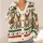 Christmas Reindeer Snowflake Nordic Holiday Style For Cozy Winter Gatherings And Trips All-over Print Knitted Cardigan - 4
