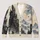 Haunted Castle Moonlight Landscape for Halloween Nights and Autumn Layering Style All-over Print Knitted Cardigan - 1