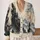 Haunted Castle Moonlight Landscape for Halloween Nights and Autumn Layering Style All-over Print Knitted Cardigan - 2