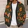 Whimsical Pumpkin Faces For Cozy Autumn Outings And Halloween Gatherings With Friends All-over Print Knitted Cardigan - 5