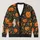Whimsical Pumpkin Faces For Cozy Autumn Outings And Halloween Gatherings With Friends All-over Print Knitted Cardigan - 1