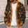 Vintage Halloween Pumpkins, Cats and Bats for Autumn Parties and Casual Layering Style All-over Print Knitted Cardigan - 5