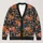 Halloween Pumpkin Witch Hat Floral Autumn Style for Women Cozy Everyday Layering All-over Print Knitted Cardigan - 1