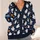 Cute Spooky Ghosts and Pumpkins for Halloween Parties and Cozy Fall Layering for Women All-over Print Knitted Cardigan - 4