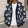 Cute Spooky Ghosts and Pumpkins for Halloween Parties and Cozy Fall Layering for Women All-over Print Knitted Cardigan - 5
