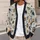 Haunted Skull And Watchful Eye Motifs For Spooky Autumn Layering And Casual Style, Women All-over Print Knitted Cardigan - 5