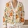 Pumpkins And Wildflowers For Cozy Autumn Layering At Thanksgiving Gatherings For Women All-over Print Knitted Cardigan - 2