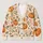 Pumpkins And Wildflowers For Cozy Autumn Layering At Thanksgiving Gatherings For Women All-over Print Knitted Cardigan - 1