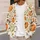 Pumpkins And Wildflowers For Cozy Autumn Layering At Thanksgiving Gatherings For Women All-over Print Knitted Cardigan - 5