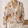 Pumpkins, Ghosts And Floral Bows For Cozy Autumn Halloween Gatherings And Layering All-over Print Knitted Cardigan - 2