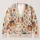 Pumpkins, Ghosts And Floral Bows For Cozy Autumn Halloween Gatherings And Layering All-over Print Knitted Cardigan - 1