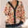 Pumpkins, Ghosts And Bows For Cozy Halloween Gatherings And Autumn Everyday Wear All-over Print Knitted Cardigan - 4