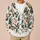Red Berry Butterfly Holiday Botanical Style for Women’s Winter Layering and Parties All-over Print Knitted Cardigan - 6