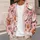 Cute Ghosts And Pumpkins For Cozy Autumn Halloween Seasonal Style For Plus Size Women All-over Print Knitted Cardigan - 5