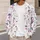 Charming Snowmen in Purple Hats for Cozy Holiday Gatherings and Winter Family Style All-over Print Knitted Cardigan - 5