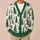Watercolor Evergreen Trees For Cozy Autumn Outings, Cabin Days, And Woodland Nature Lovers All-over Print Knitted Cardigan - 6