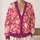Pink Pumpkin Daisy Harvest for Cozy Autumn Layering, Women’s Casual Everyday Style All-over Print Knitted Cardigan - 2