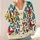 Colorful Butterfly Scatter For Effortless Spring Layering And Everyday Casual Outings All-over Print Knitted Cardigan - 4