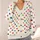 Colorful Cat Faces For Cozy Autumn Layering, Playful Feline Style For Women And Teens All-over Print Knitted Cardigan - 4