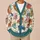 Colorful Shaggy Dogs With Sunglasses For Casual Resort Weekends And Everyday Women All-over Print Knitted Cardigan - 6