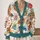 Colorful Shaggy Dogs With Sunglasses For Casual Resort Weekends And Everyday Women All-over Print Knitted Cardigan - 2