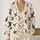 Swallow Bird Motif for Relaxed Autumn Layering, Women's Vintage Country Style Look All-over Print Knitted Cardigan - 2
