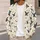 Swallow Bird Motif for Relaxed Autumn Layering, Women's Vintage Country Style Look All-over Print Knitted Cardigan - 5